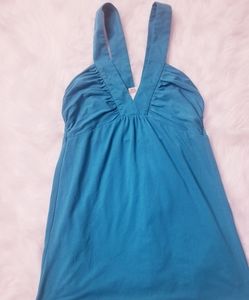Womens long halter top blouse size xs